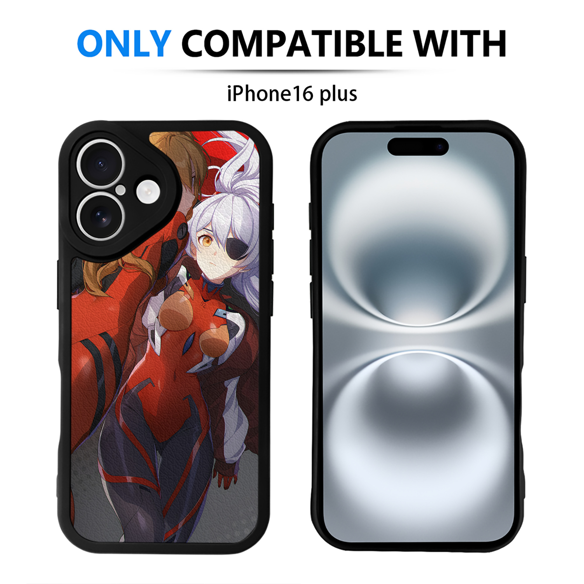 （画像用） EVA 新世紀エヴァンゲリオン 【iPhone 16シリーズ対応】シリコンスマホケース（レザー調） 材質：シリコン